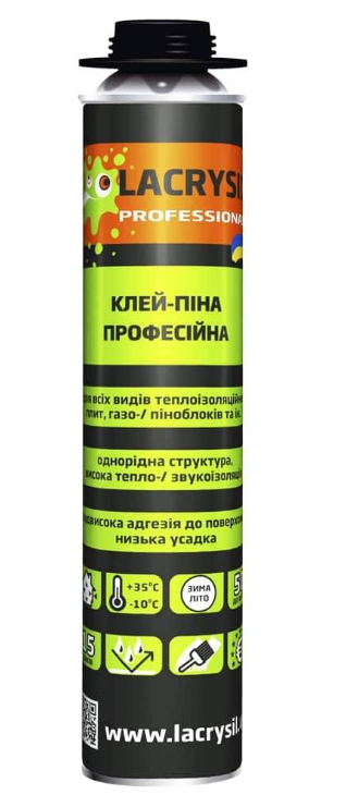 Піна монтажна професійна LACRYSIL 800 мл